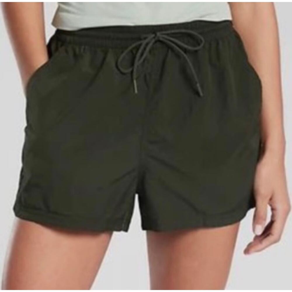ATHLETA | Expedition Shorts Athletic Running Athleisure Olive Green | Size 16